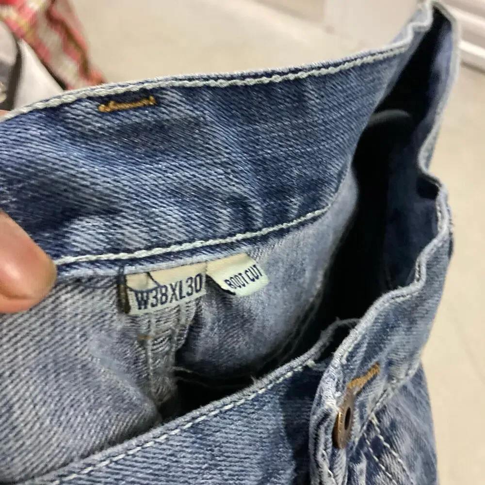y2k flypaper western bootcut jeans 38x30